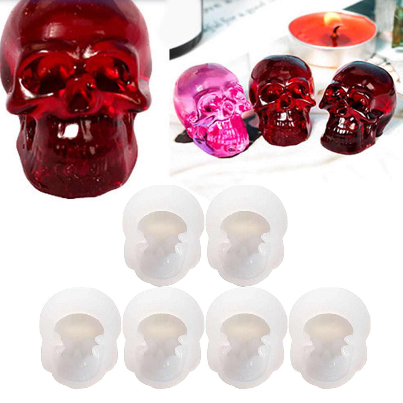 Skeleton Candle Molds Silicone Soap Mold DIY Skull Craft Jewelry Making