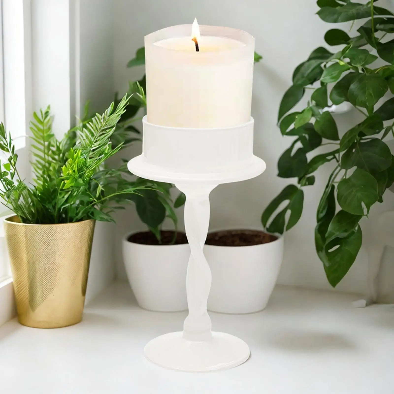 Taper Candle Holder for Pillar Taper Candle Candle Stand Candlestick for Living Room Home Wedding Thanksgiving Harvest Festival