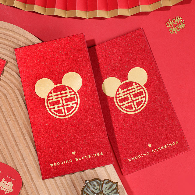 Disney Mickey Mouse Red Envelope 2021 Chinese New Year Cartoon New Year Red  Envelope 6pcs Cartoon Fun New Year Red Envelope - Stationery Set -  AliExpress