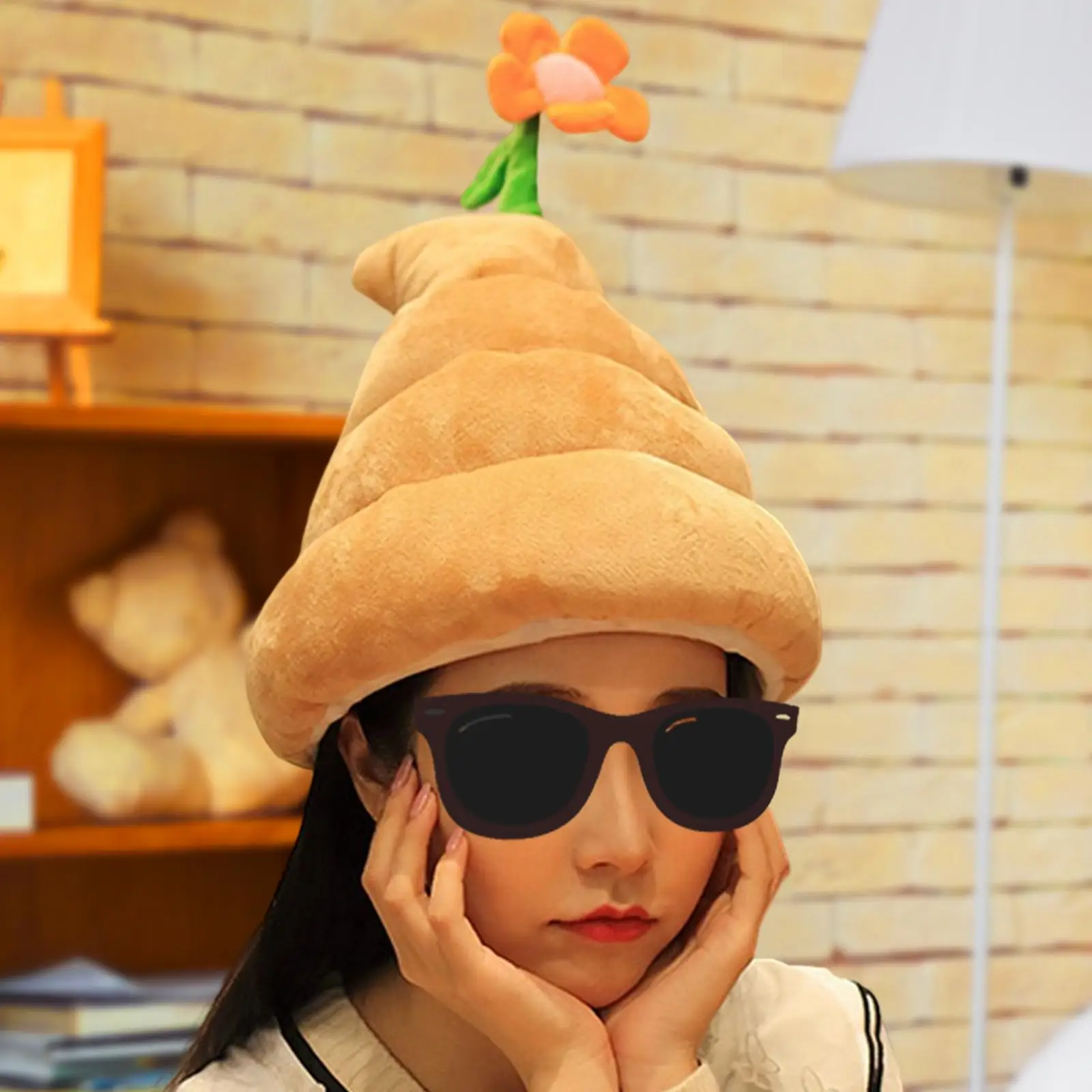 Funny Cute Shape Plush Hat Halloween Electric Singing Dancing Costume Hats