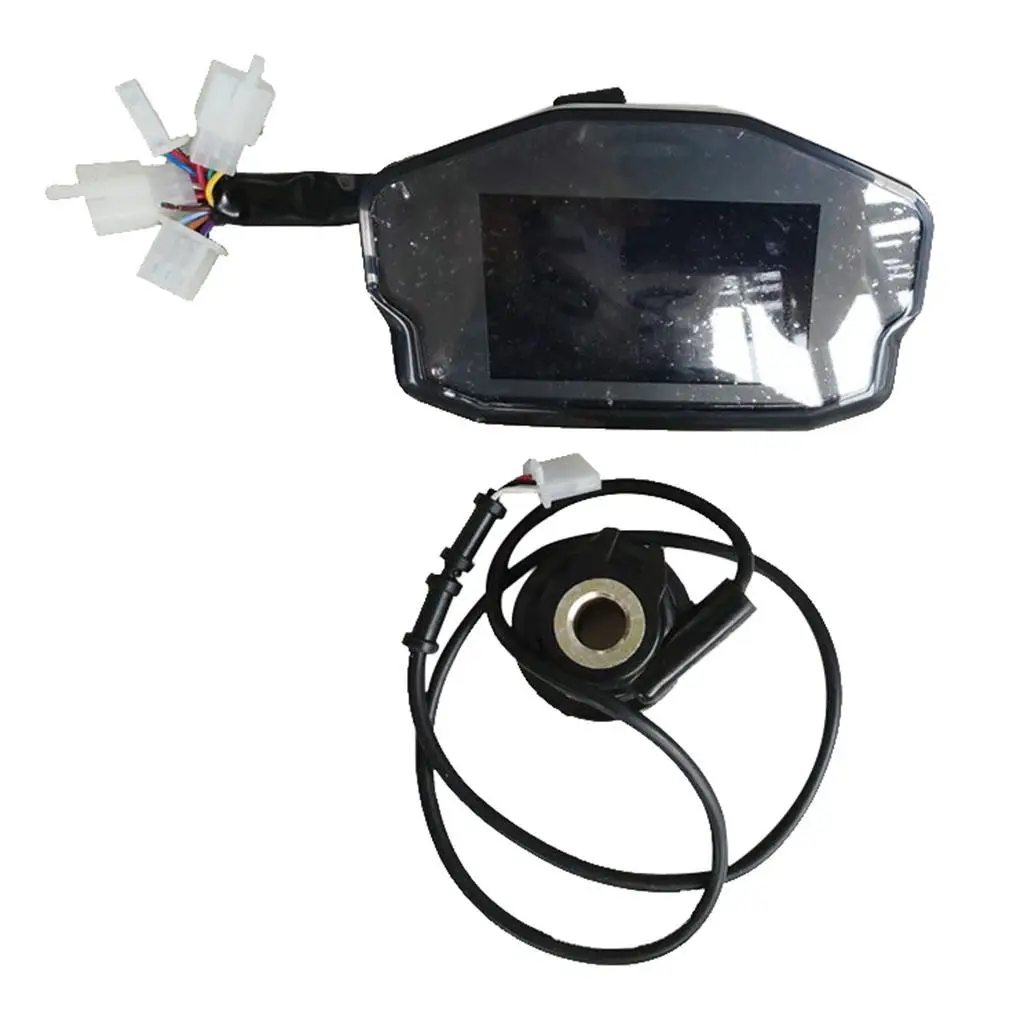Motorcycle LCD Digital Speedometer Odometer Speedometer 2/4-cylinder
