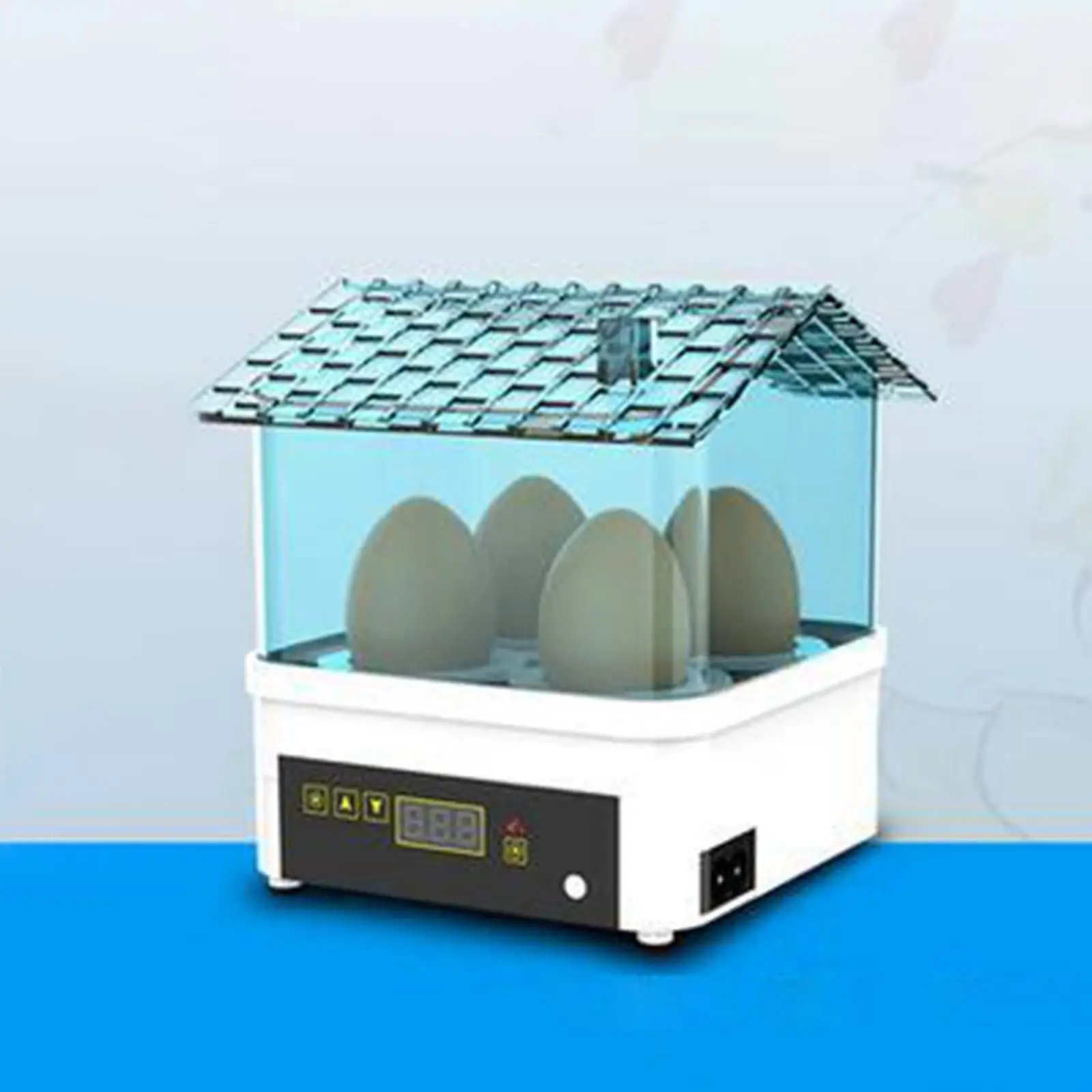 Digital Eggs Incubator Poultry Hatcher Tray Hatching 4 Eggs Temperature Control for Quail Bird
