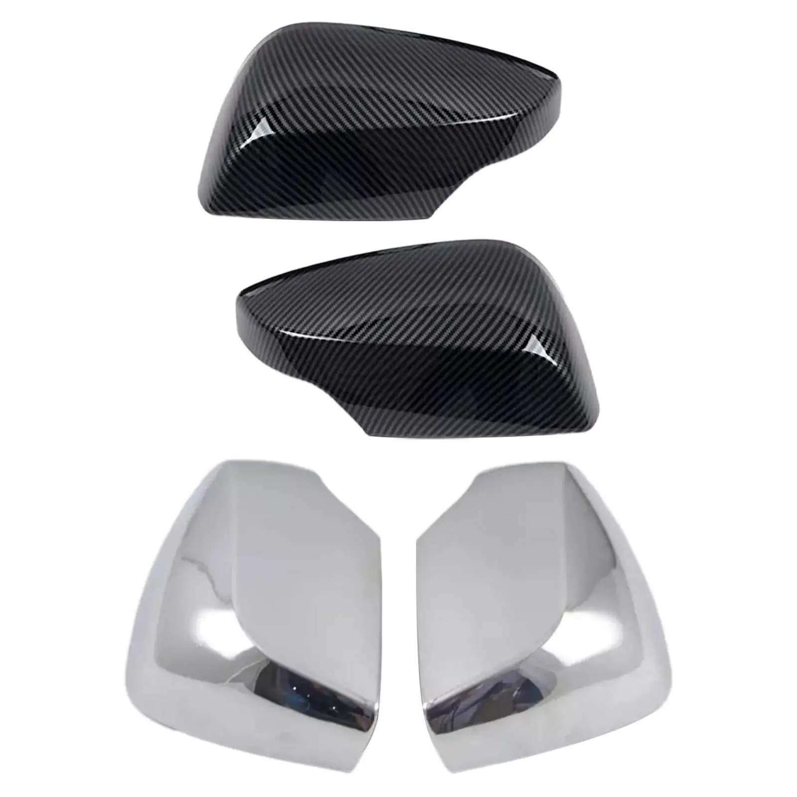 2x Side View Mirror Cover Caps Car Accessories for Subaru WRX Sti