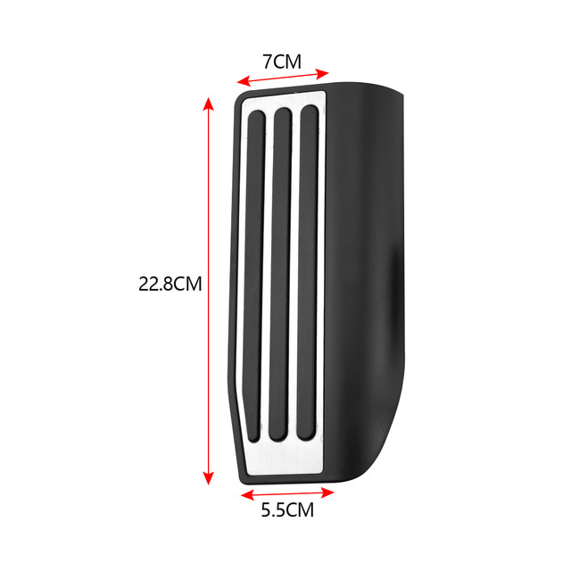Pédales Voiture Acier Inoxydable Nissan - Frein/Accélérateur/Embrayage Pour Juke, Qashqai, X-Trail
