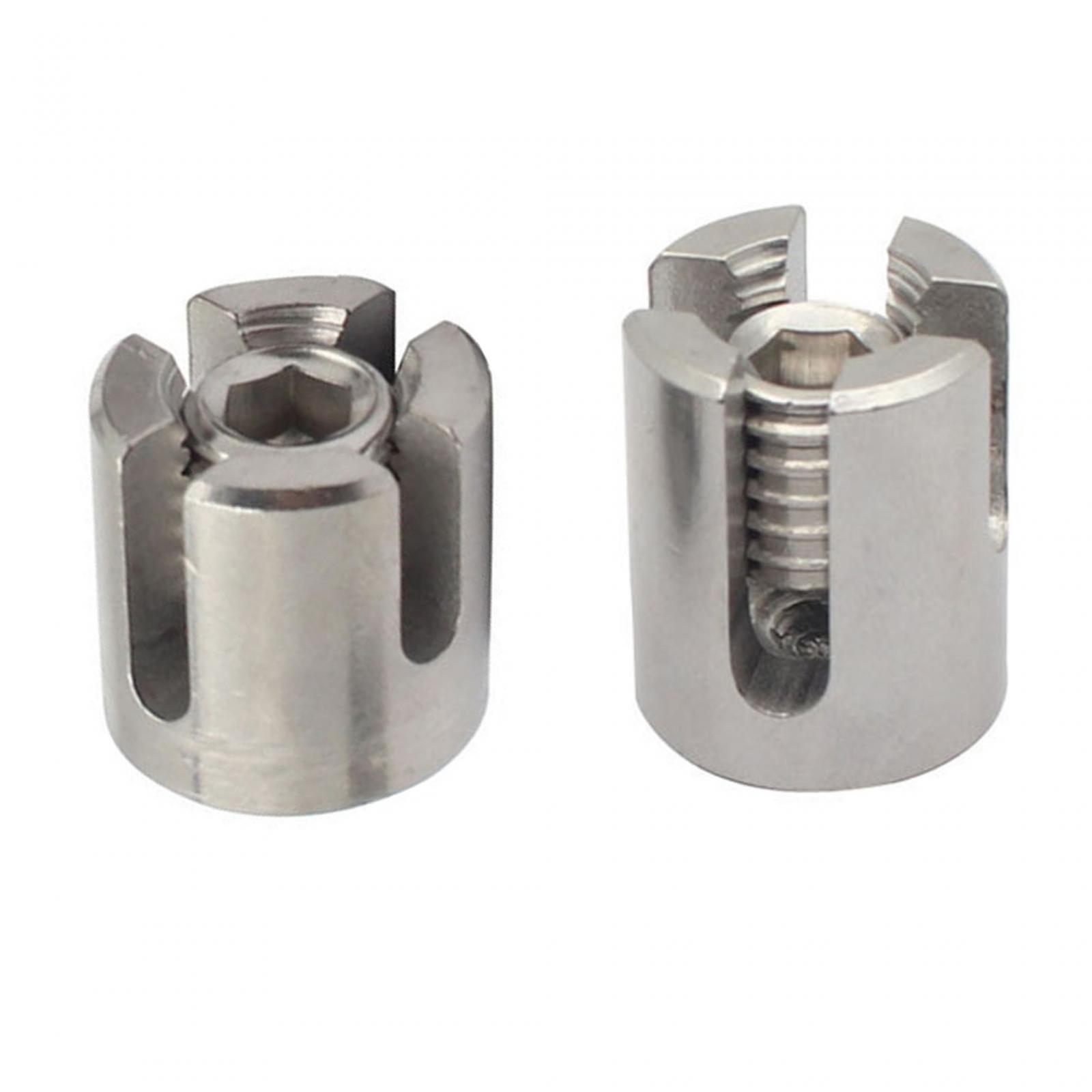Description Picture 3 of item2x Wire Rope Clips Accessories Groove Cable Cross Cable Clamps Fitting for Climbing Plants Vines Brick Wall Fence Panels