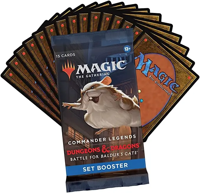 New 2022 Magica The Gatheringd Card Commanderq Legendsq: Battle for Baldur’s Gateq Set Boosterq Box 18 Packs (270 PCS Cards)