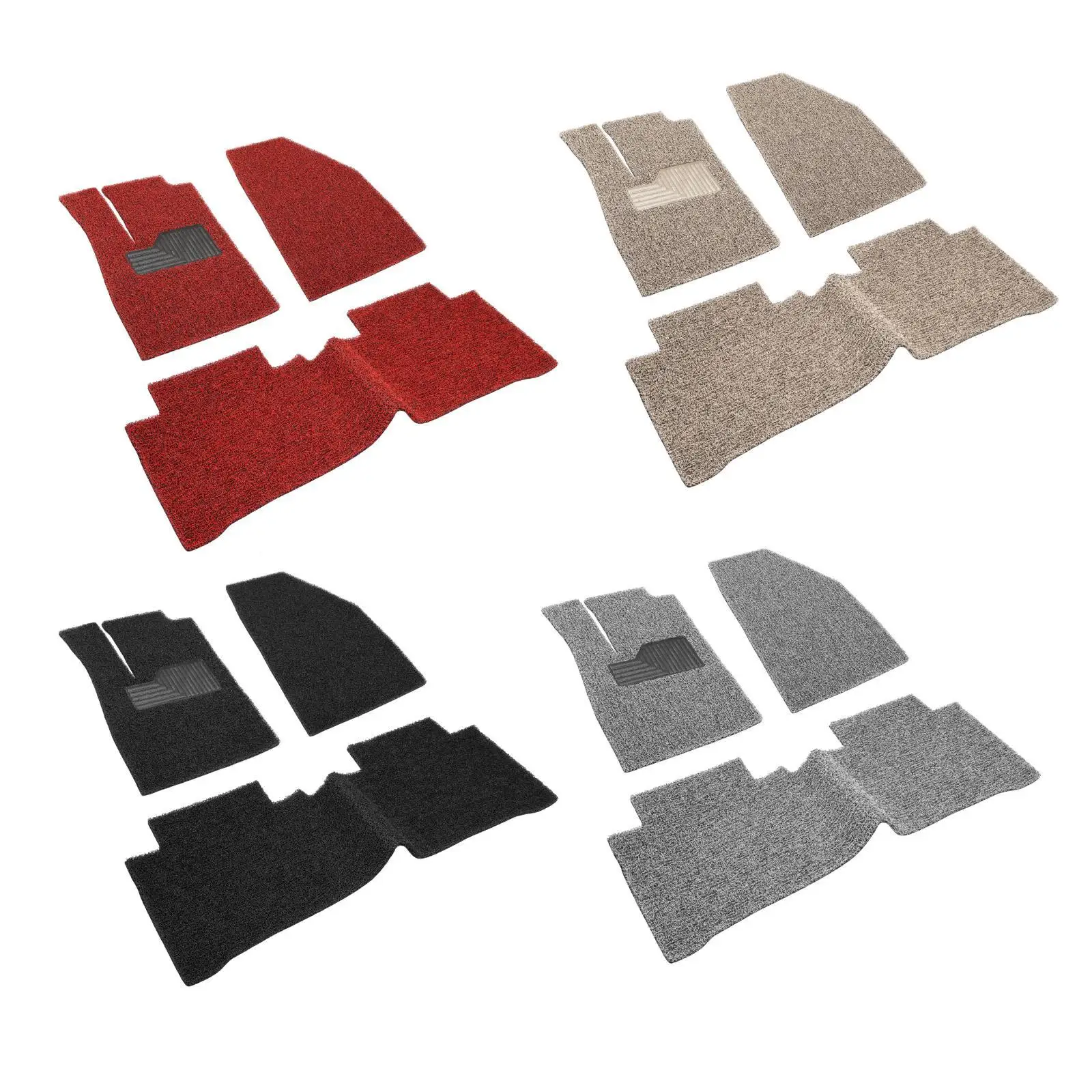 3Pcs Car Floor Mats Exquisite Protection Strong Resistant PVC for Byd Yuan Plus Atto 3 21-23