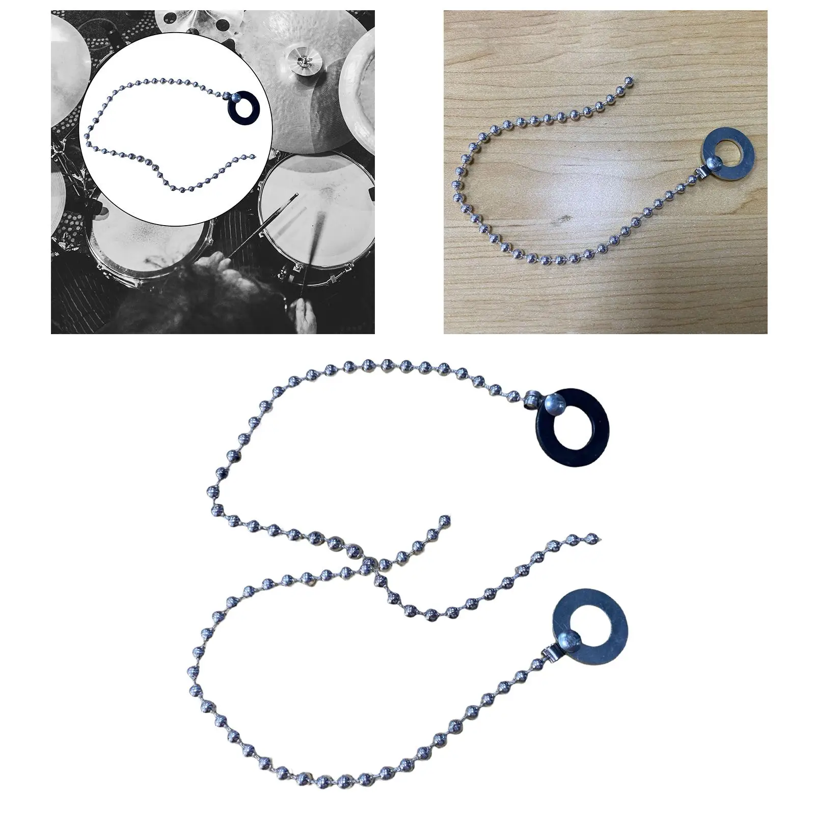 Cymbal Chain Replace Drums Musical Instrument Accessory Effect Device