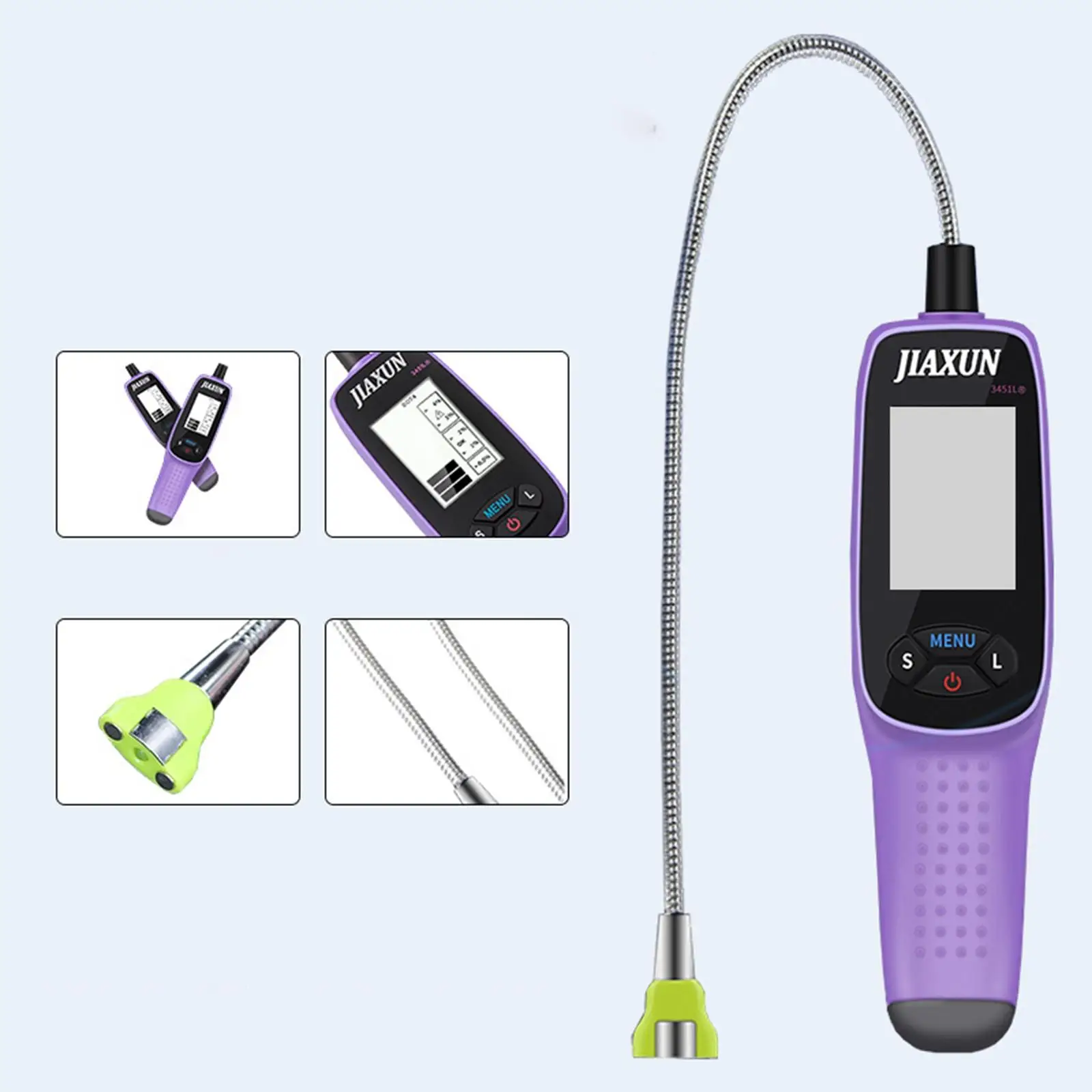 Brake Fluid Tester, 300mm Long Probe with LCD Screen Fits for Dot4