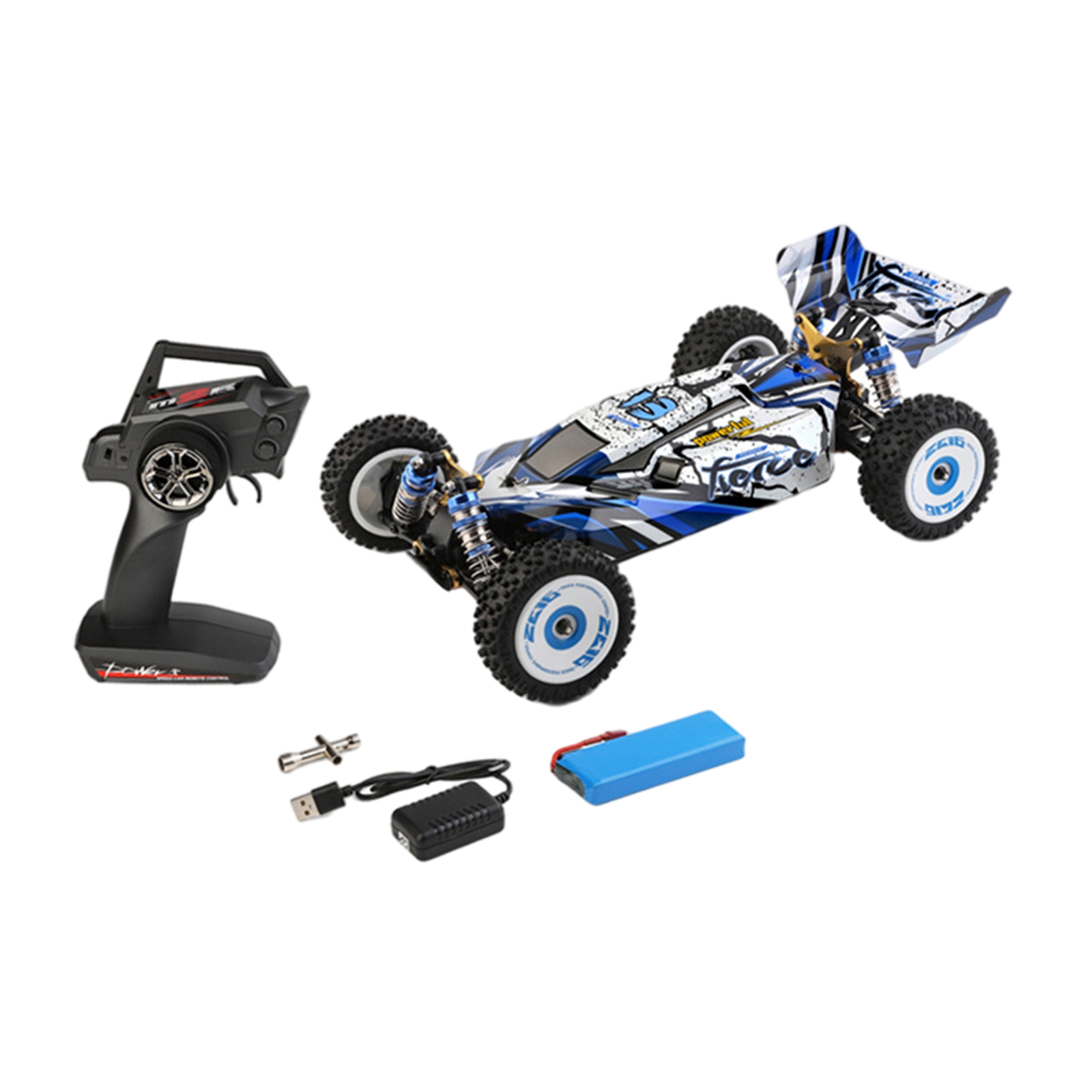 Wltoys 124017 Off-Road Machine Model Drift Car 70km/H 4WD Radio Controlled