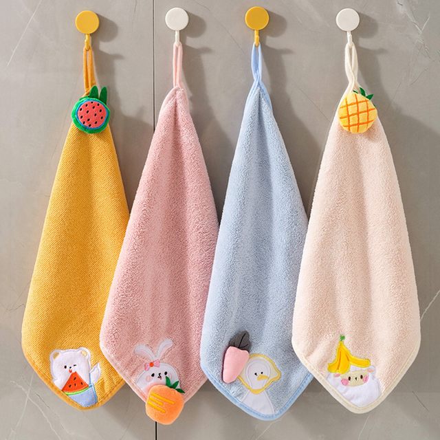 Hanging Kitchen Towel Quick-Dry Lovely Hand Towel with Ties Soft Plush  Microfiber Bathroom Hanging Cute Cartoon Kitchen Hand Towel - China Daily  Cleaning Wipes and Home Clean Towels price