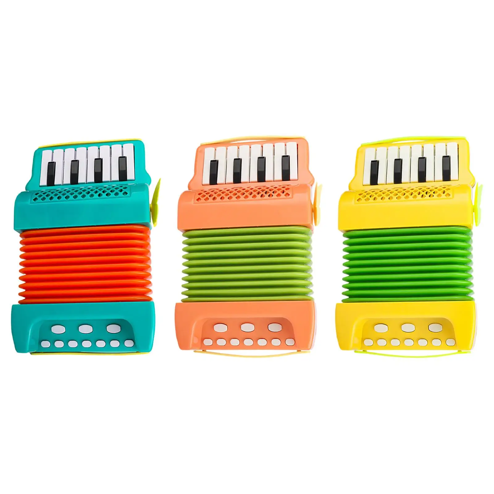 10 Keys 8 Bass Piano Accordion Kids Playset for Boys Girls Children Beginner