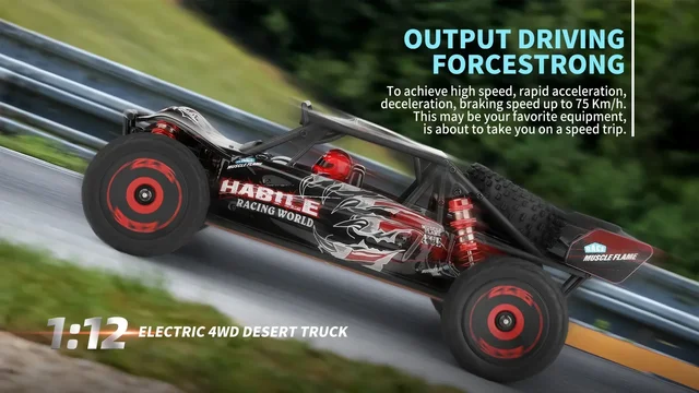 WLtoys 124008 60KM/H RC Car With 3S Battery Professional