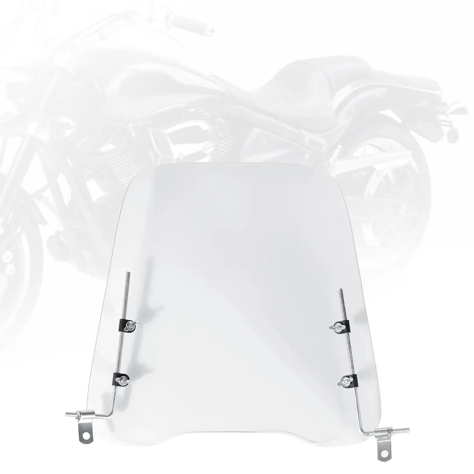 Motorcycle Windscreen Adjustable Extension Spoiler Wind Deflector Fit for Honda