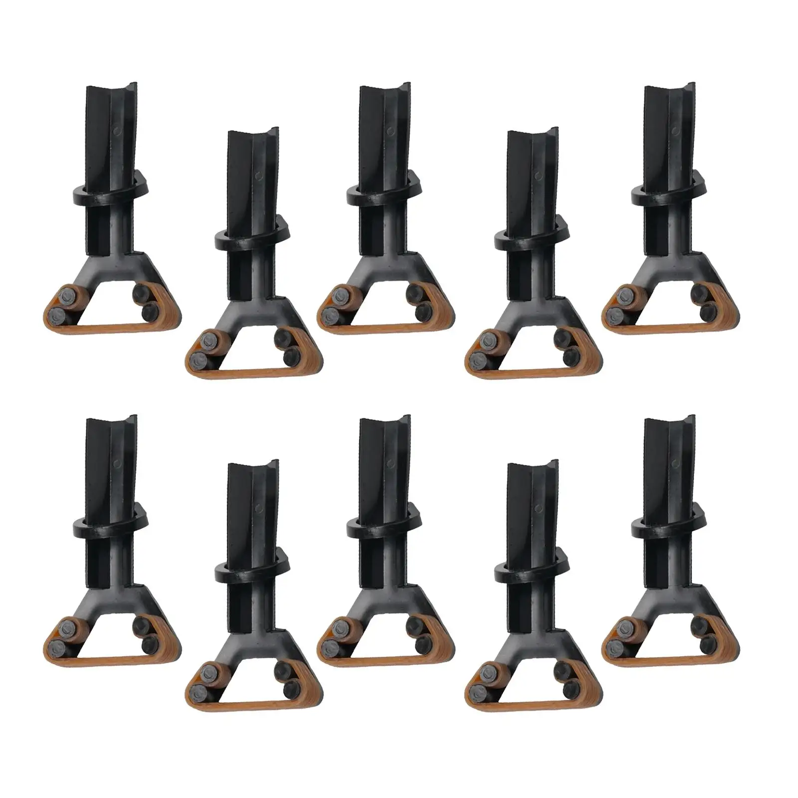 10x Pool Cue Tip Clamp Y Shaped Billiard Cue Tip Clamp for Games Home Indoor