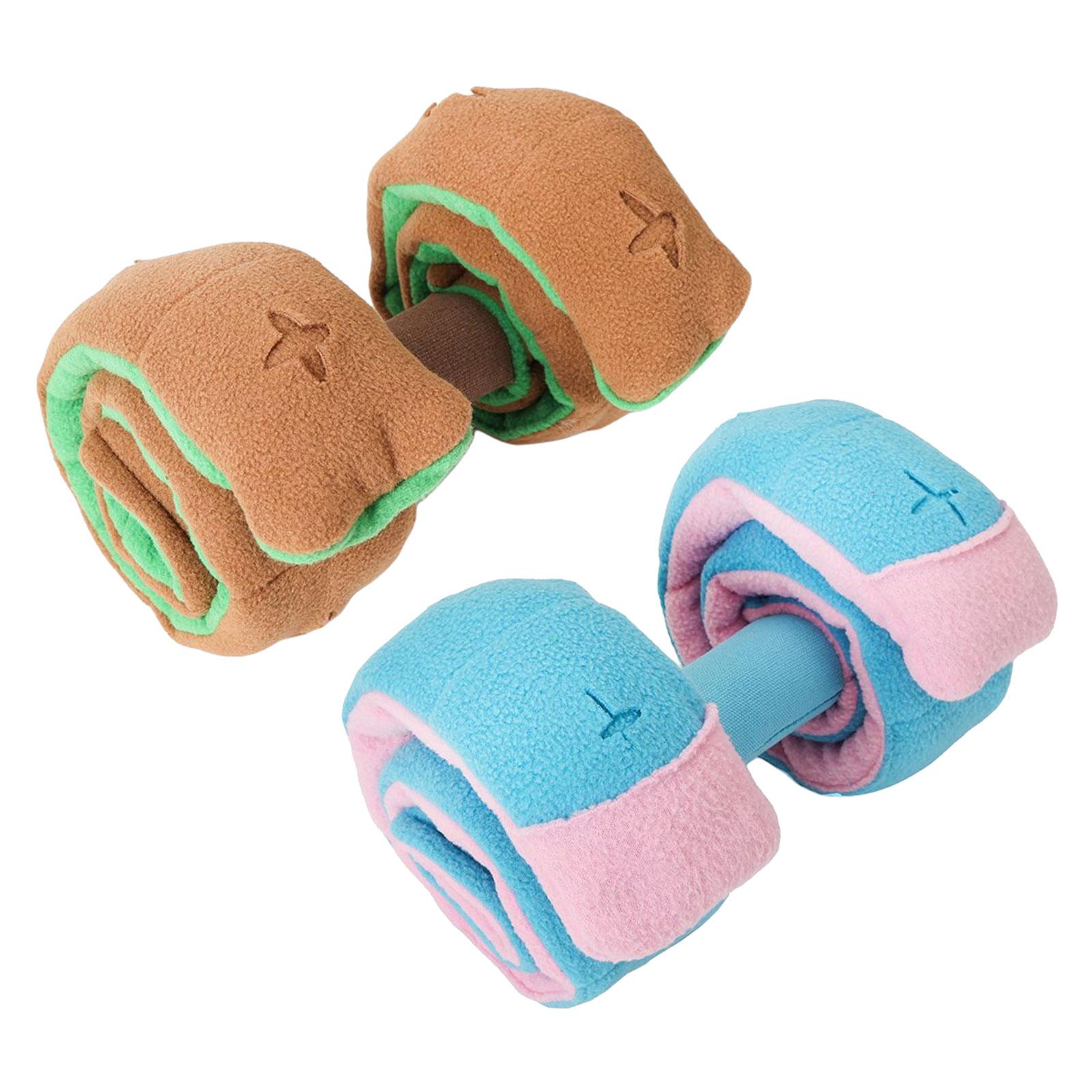 Cute Dog Squeaky Educational Snuffle Toys Slow Feeder Squeaker Educational Snuffle Toys Slow Feeder Toy for Smell Training Cats
