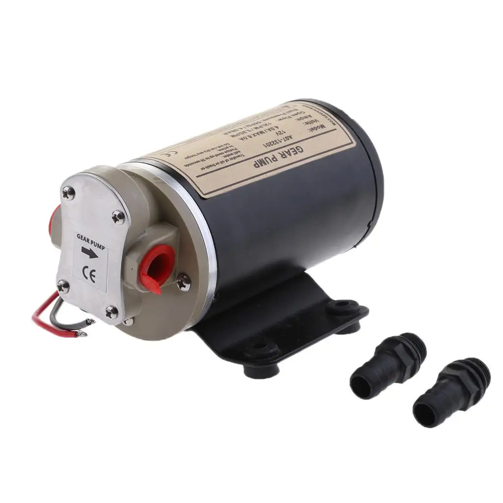 12V Scavenge Impellor Gear Pump - For  Fuel Scavenge Oil Transfer - Amps