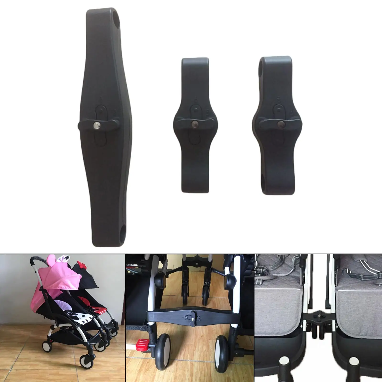  Strollers Connectors Dual Pram Strollers Connectors for Yoga Strollers Replacement