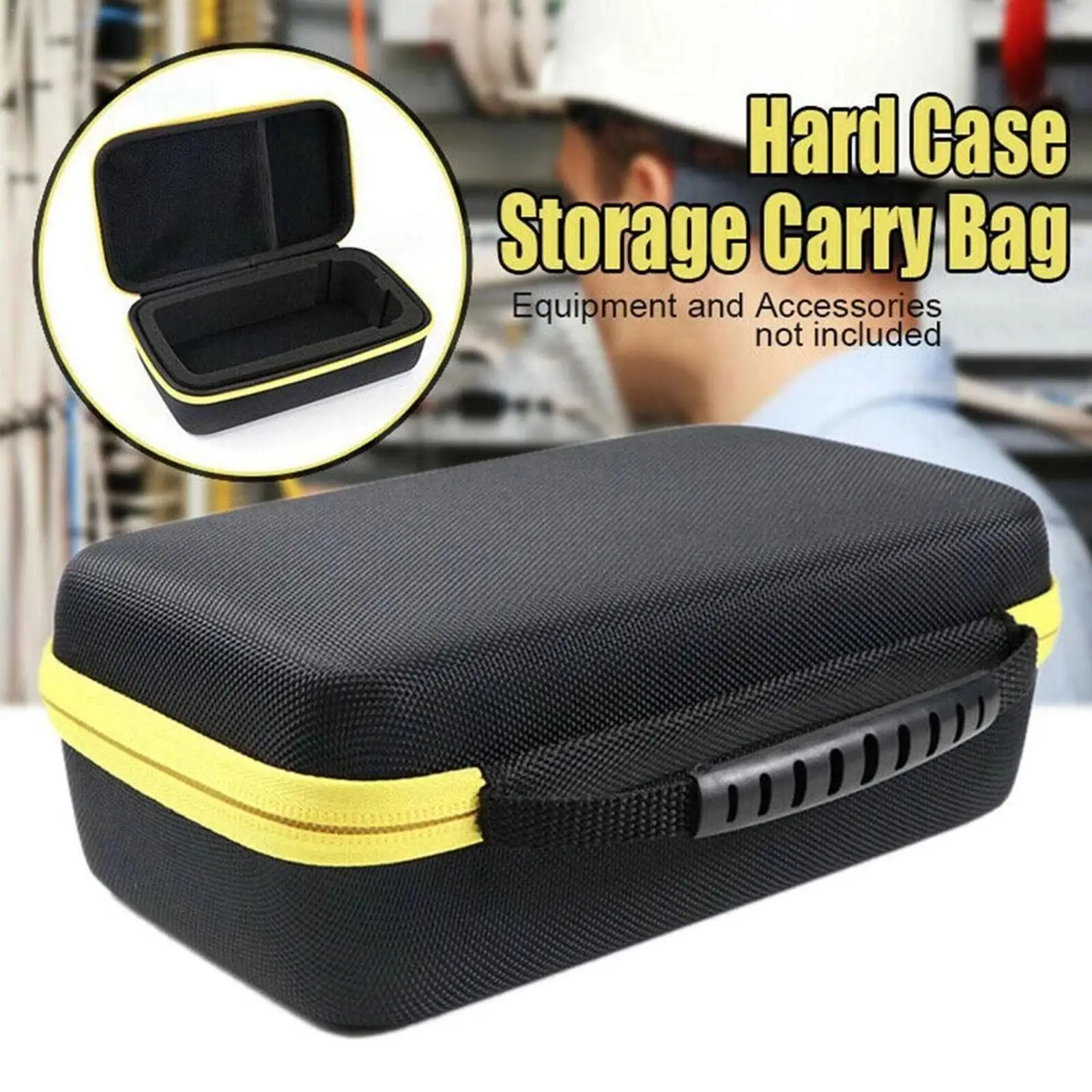 Hard universal meter Meter Soft Case Lightweight with Handle mesh Metal Zipper Portbale Handy Carrying Case for F115C