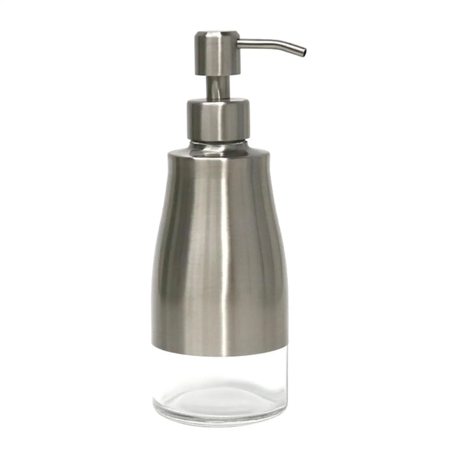 Hand Liquid Pump Bottle 300ml Bathroom Refillable Rustproof Soap Dispenser for Body Wash Hand Soap Liquid Soap Lotion Dish Soap