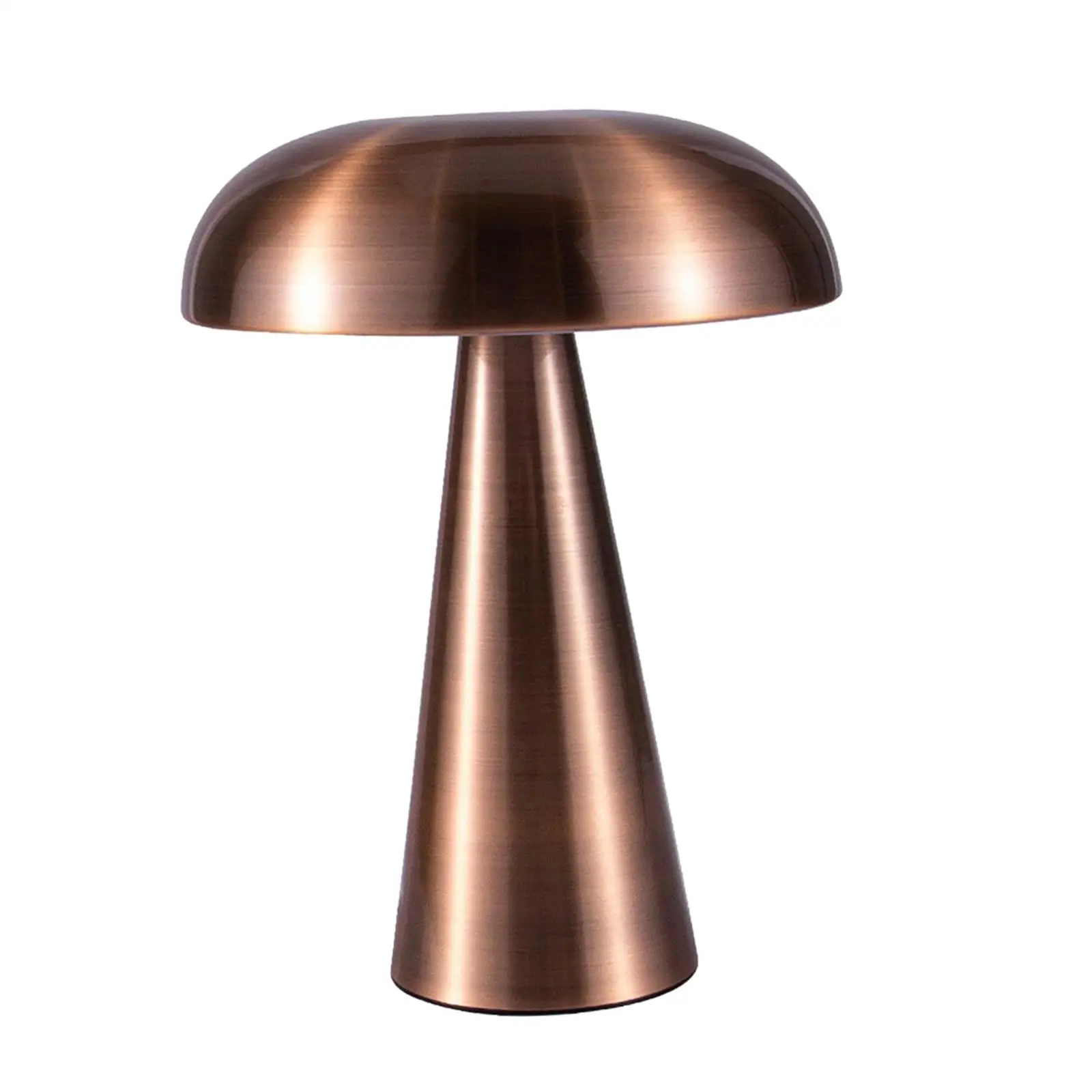 Portable Mushroom Table Lamp 3 Levels Brightness USB Rechargeable Touch LED