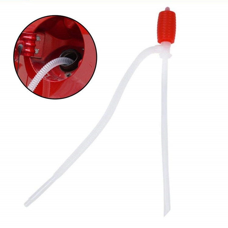 New Car Manual Siphon Pump Hose Portable Car Fuel Truck Fuel Oil Gasoline Diesel Water Chemical Liquid Transfer Sucker Pump Tool