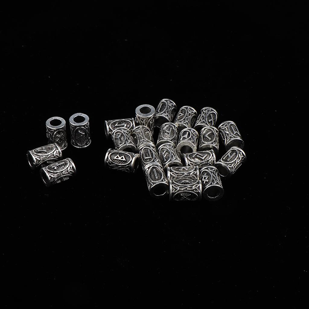 Antique Hair Tube Bead   Runes Beads Dreadlock Braiding Rings Fashion Hair Accessories For Hair Decor Styling DIY Making