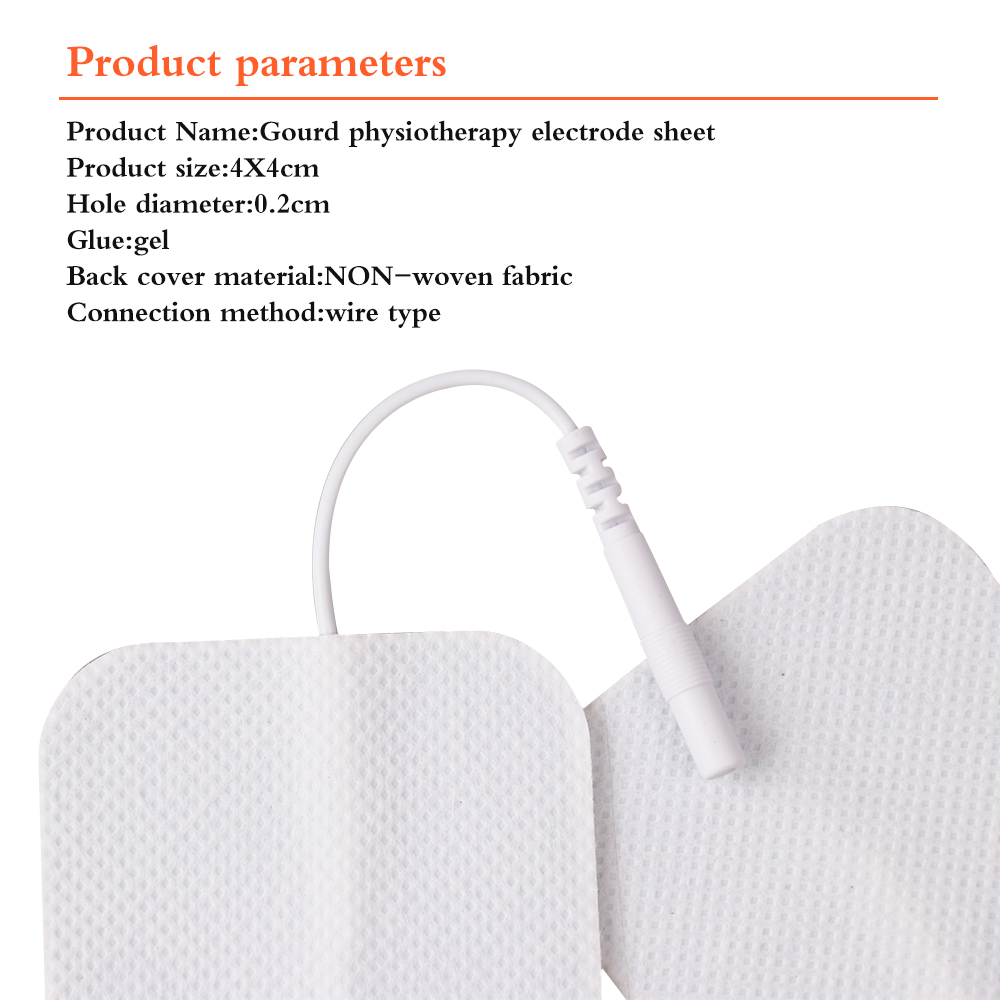 50/100Pcs TENS Pads EMS Electrode Patch Nerve Muscle Stimulator Silicone Gel Tens Electrodes Digital Acupuncture Pad Accessories