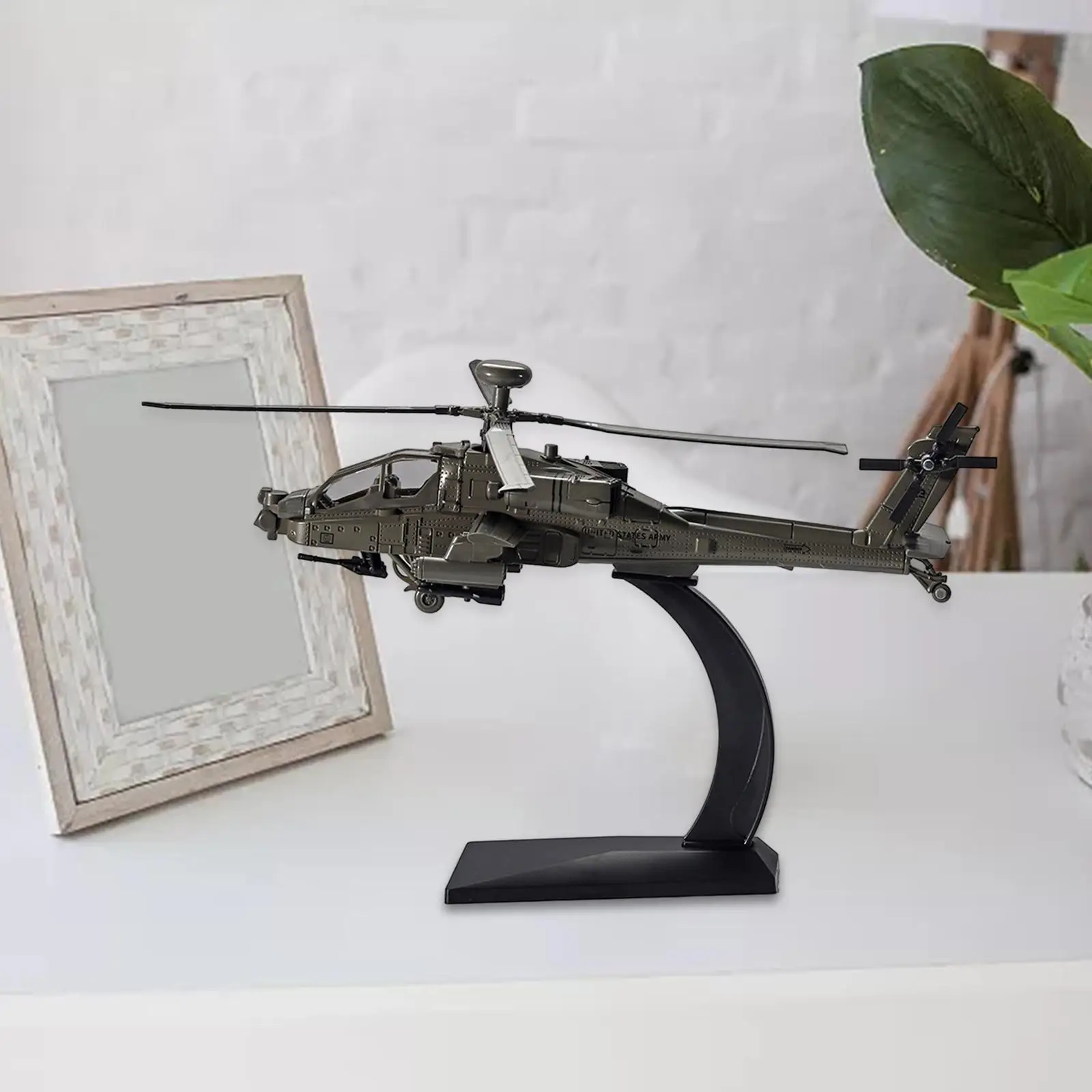 with Display Stand Helicopter Model Aircraft for Decoration