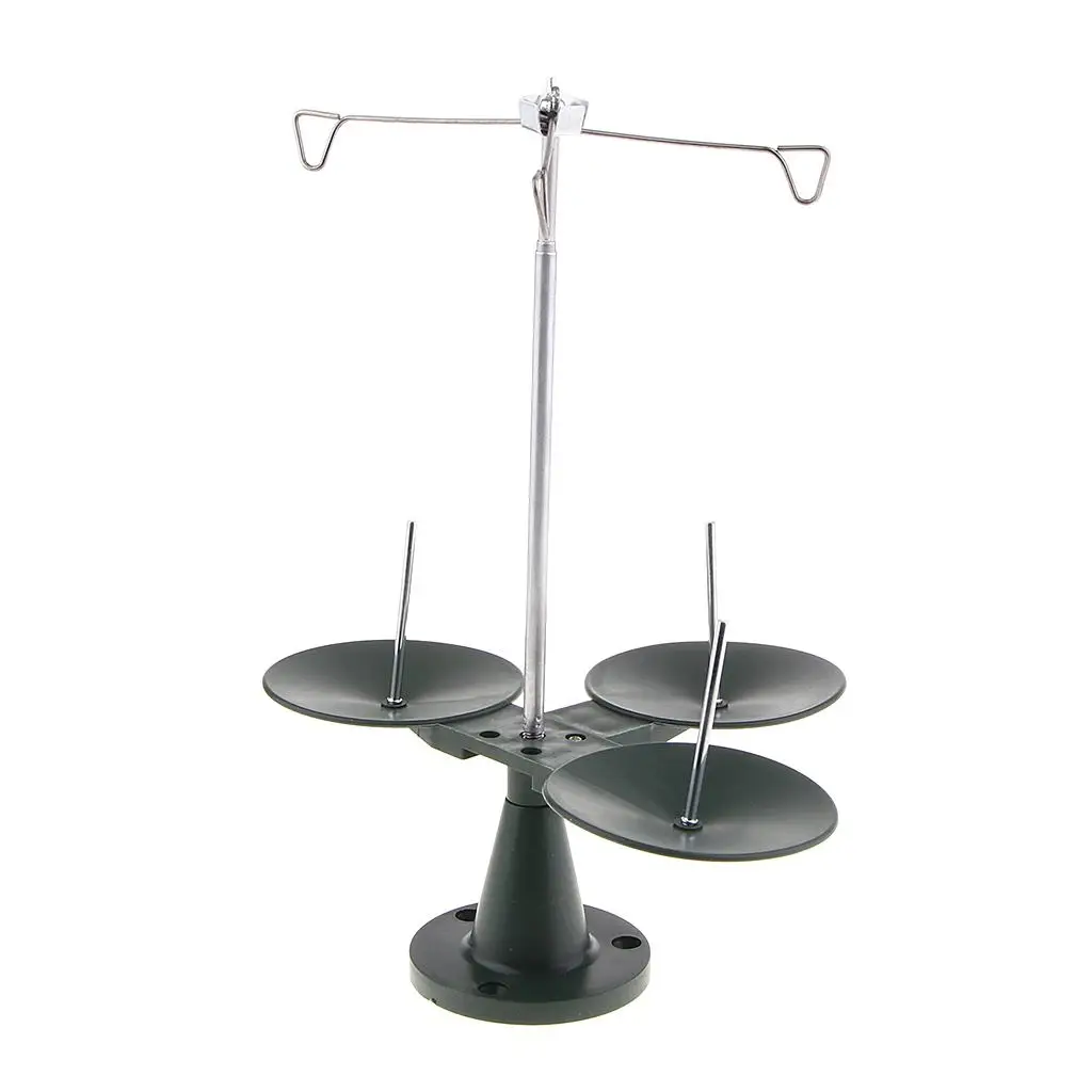 3 Cone And Spool Stand Thread Holder with Sturdy Base, for Industrial Sewing