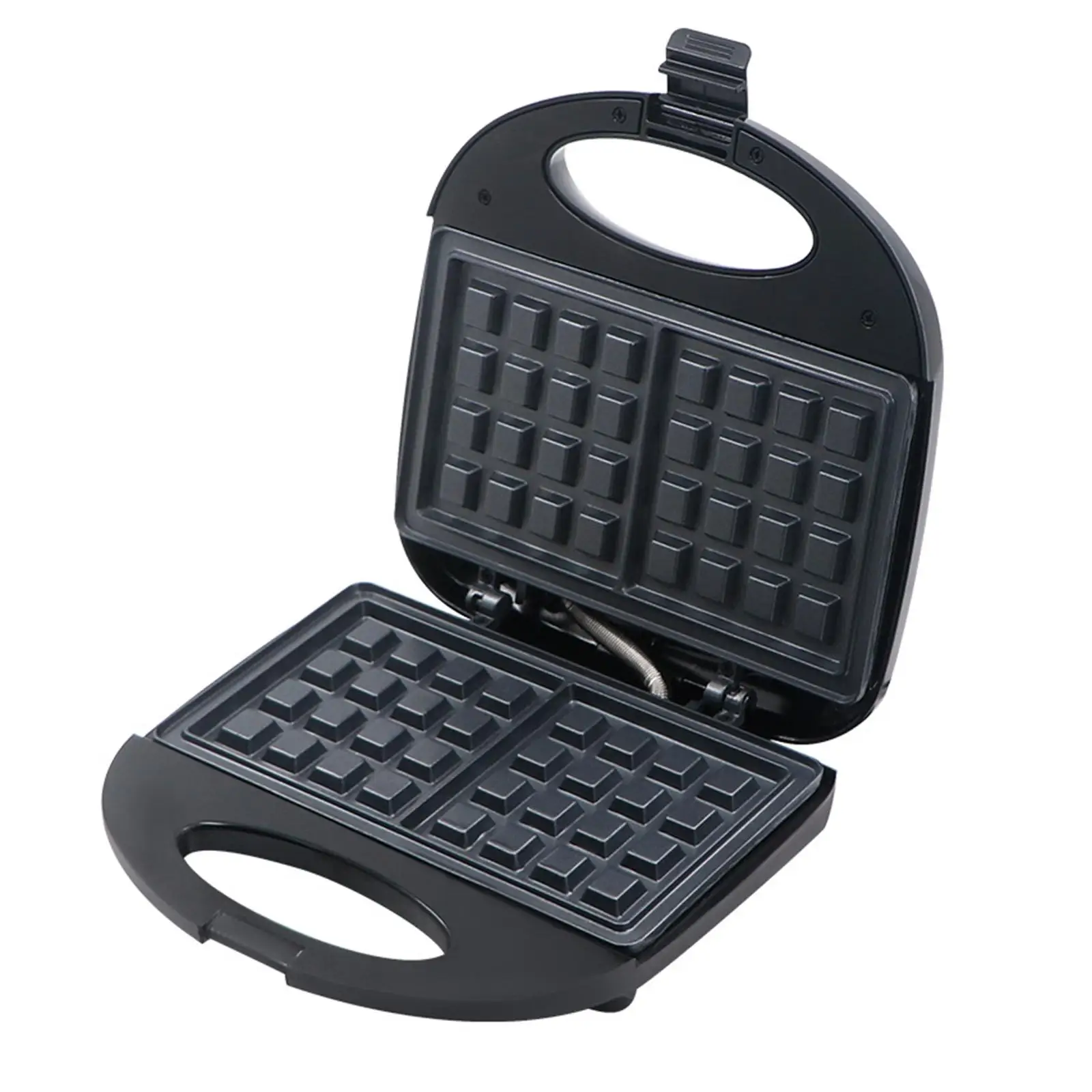 Waffle Machine Kitchen Tools Portable with Handle Fast Heating Sandwich Maker Machine for Lunch Toastie Muffins Waffle Sandwich