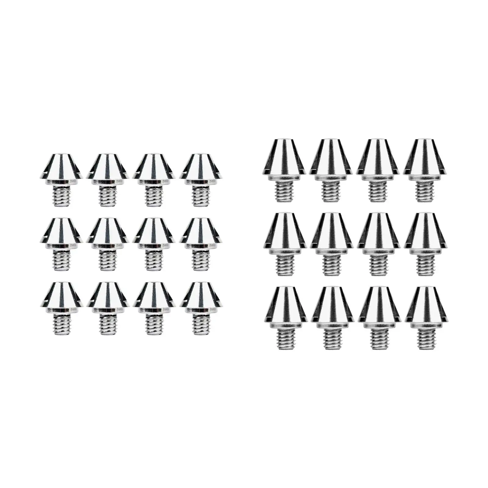 12Pcs Rugby Studs Firm Ground M6 Threading Screw Durable Track Shoes Accessories for Competition Indoor Outdoor Sports Training
