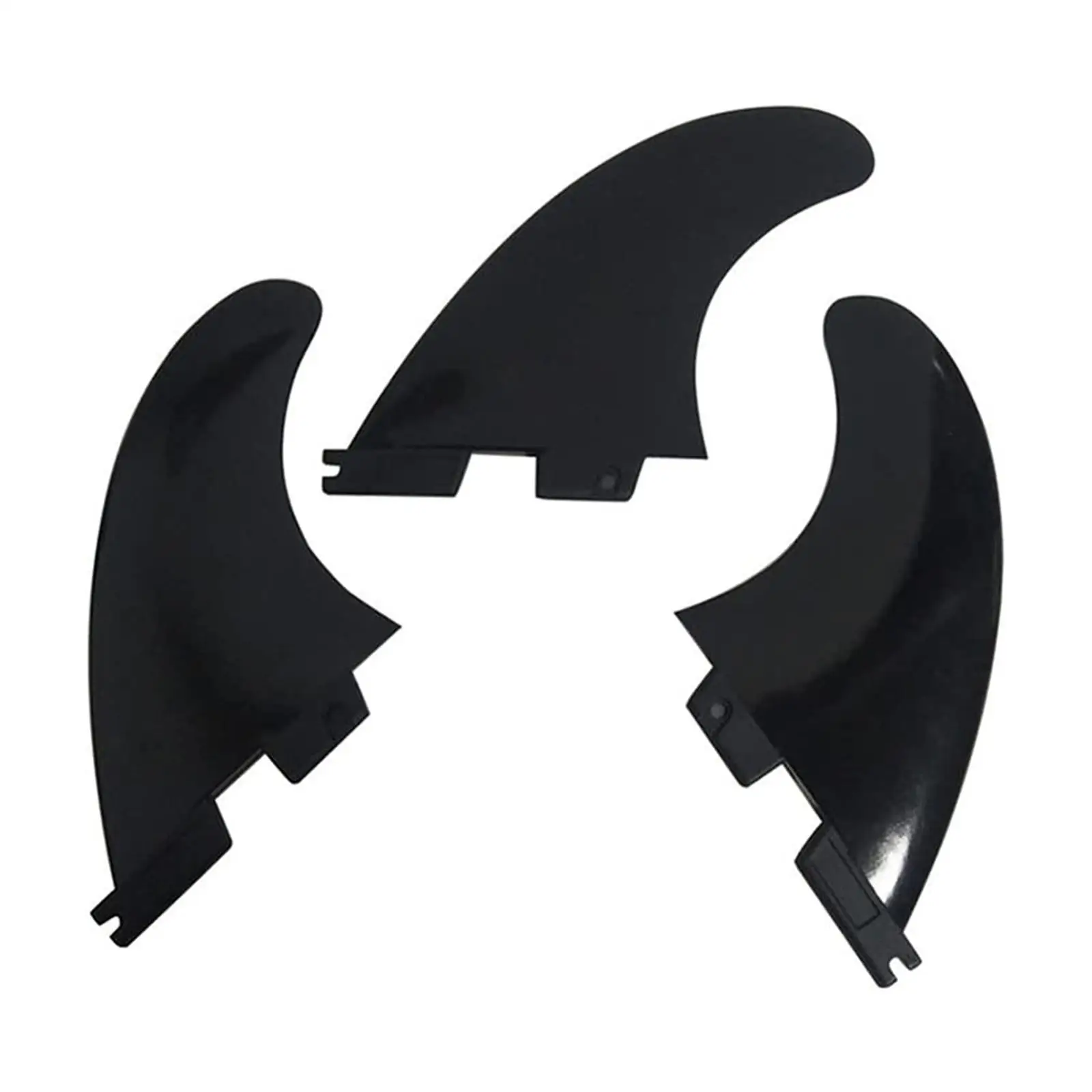 3Pcs Surfboard Fins Detachable Quick Release Surfing Fin Paddleboard Fin for