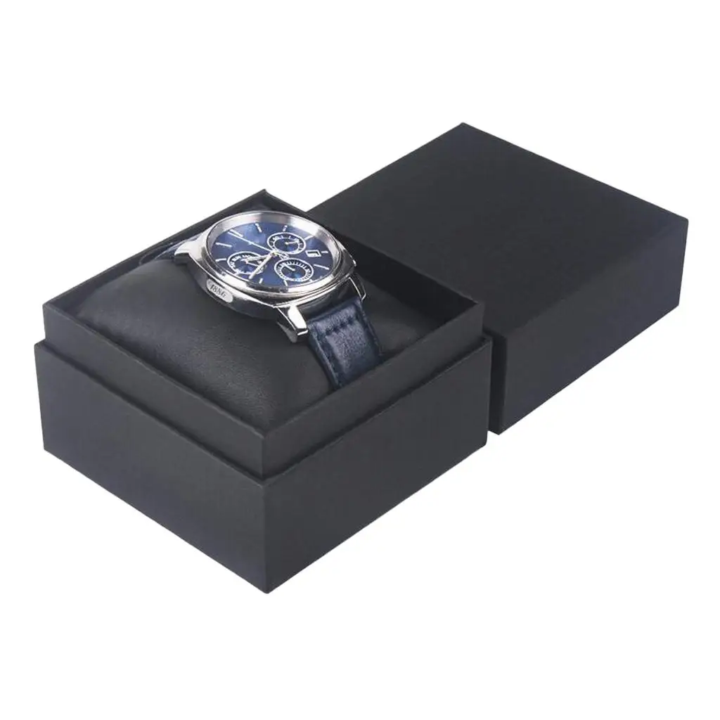 Hardboard Automatic Watch Storage Case Box Wristwatch Holder Men Women Gift