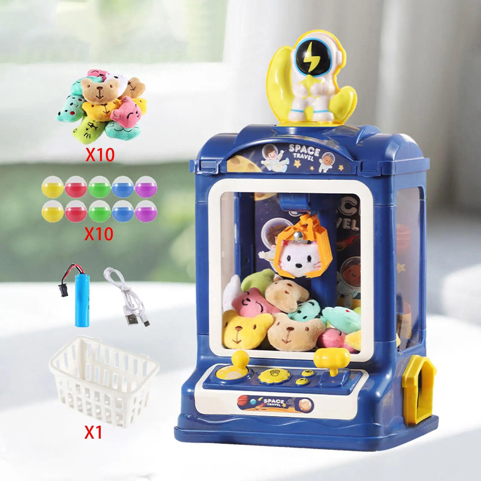 Kids Claw Machine Small Claw Game Grabbing Machine for Children Boys Gifts