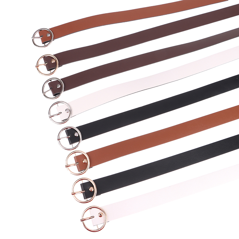 Title 11, 1Pc 100CM Leather Belt Fashion Waist Belts Meta...