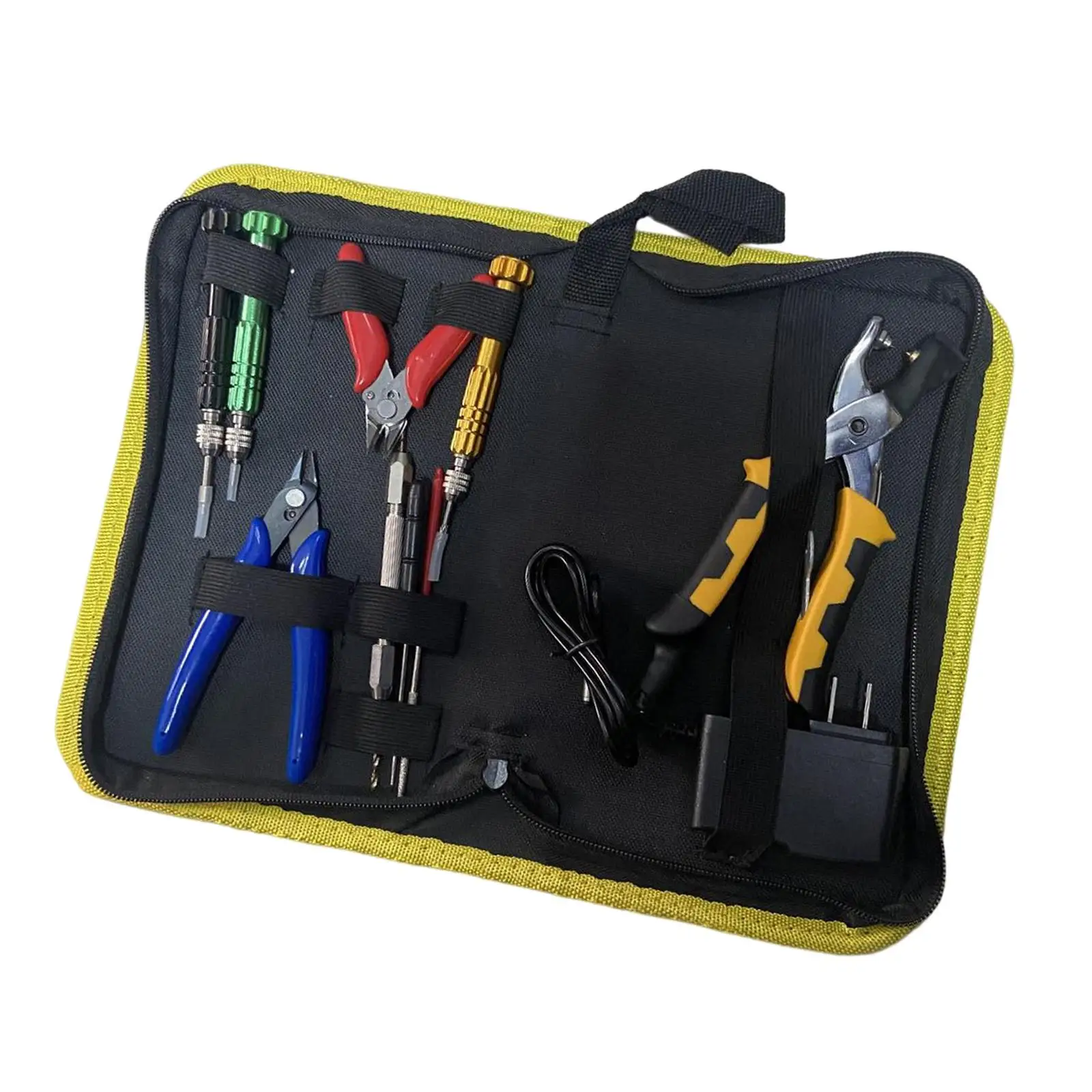 Portable Starting Stringing Clamp Tool Kit Stringing Machine Tools with Bag Badminton Racket Hot Pressure Plier for Restring