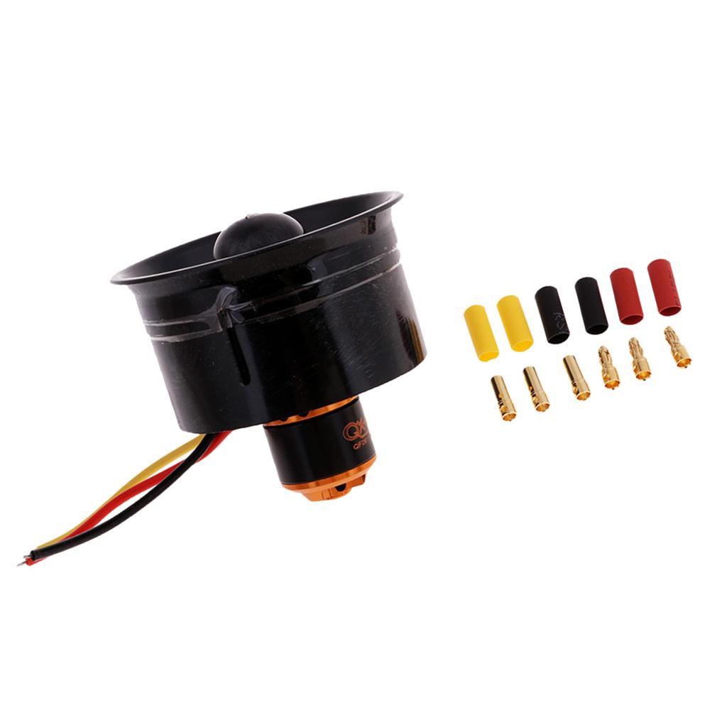 64mm Duct Fan QF2611 4500KV Brushless Motor 5  for RC EDF Jet Airplanes