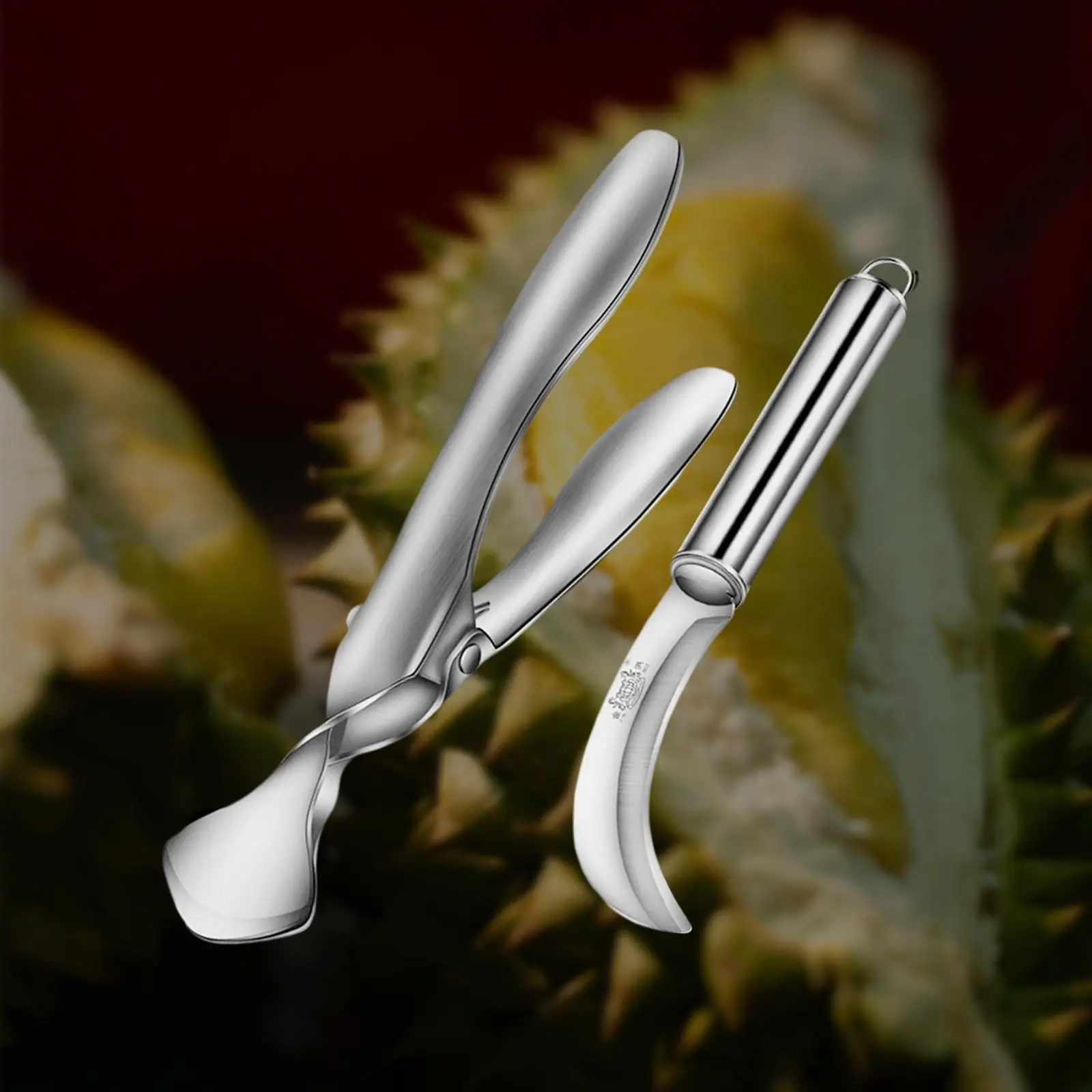 Fruit Durian Shell Opener Clip Sheller Clamp for travel party Household