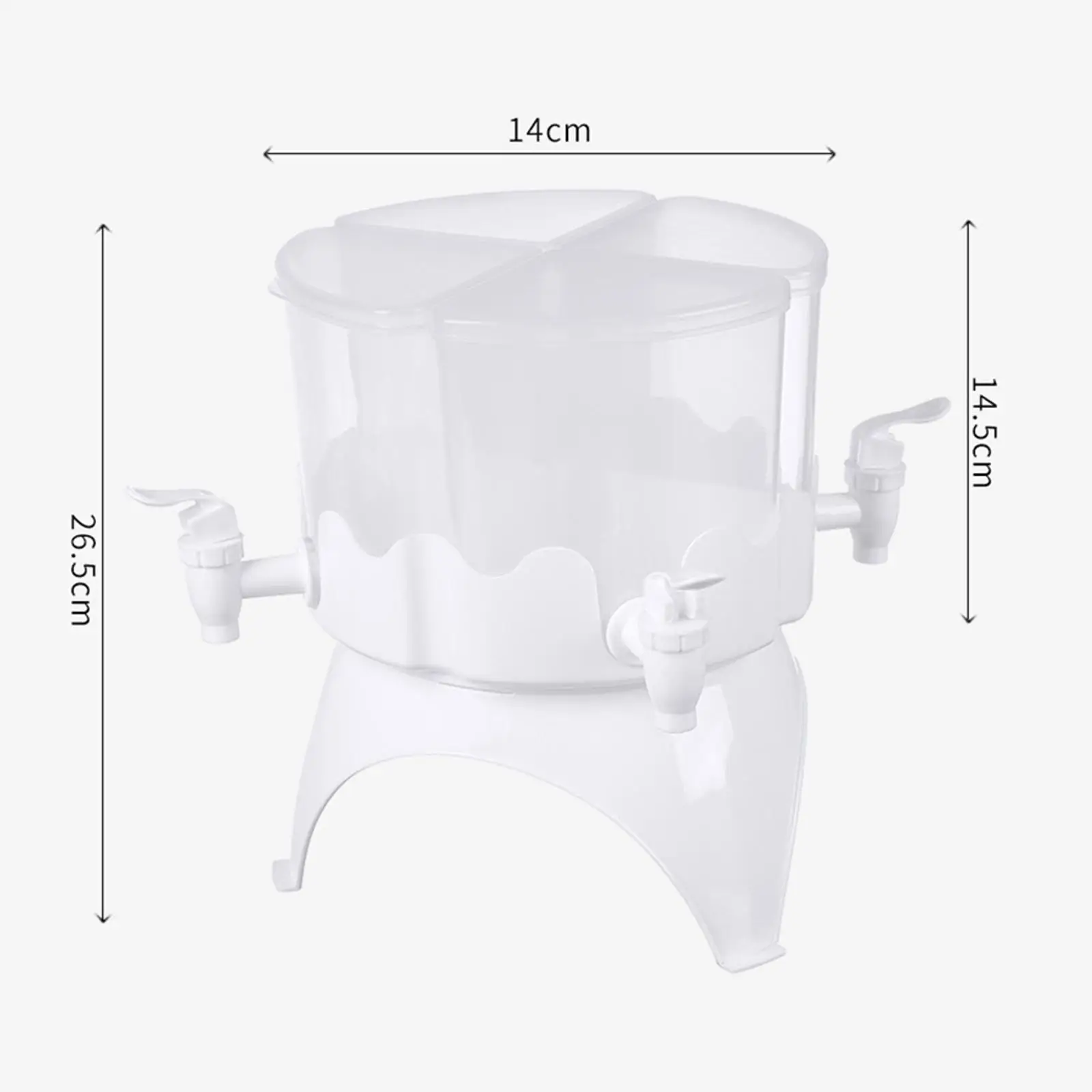Water Jug with Faucet Water Jug Dispenser Drink Dispenser Large Capacity Water Bottle for Home Fridge Wedding Outdoor Party Bar