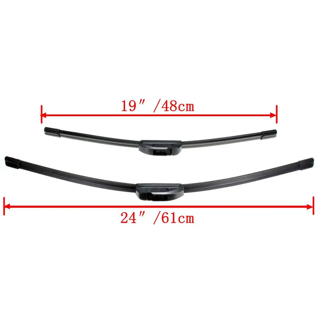 2 Pieces Front Windshield Wiper Arm 7`` & 26`` for Vauxhall  MK3