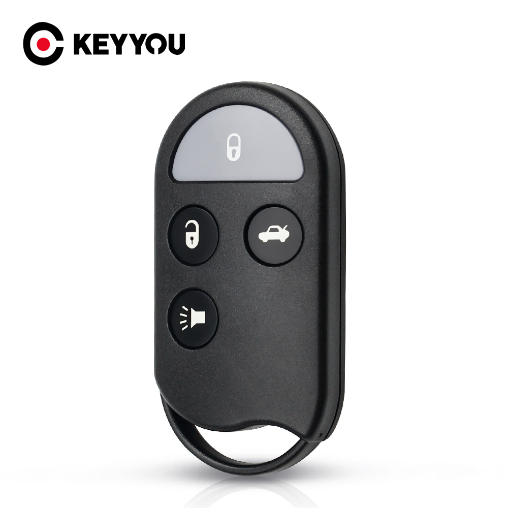 KEYYOU Replacement 3 Buttons Remote Car Blank Key Shell Case Cover For Nissan Maxima Pathfinder I30 QX4 Quest A32 A33 – Detail 1
