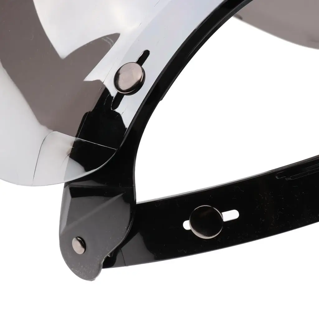 3-Snap Bubble Wind Visor for Motorcycle