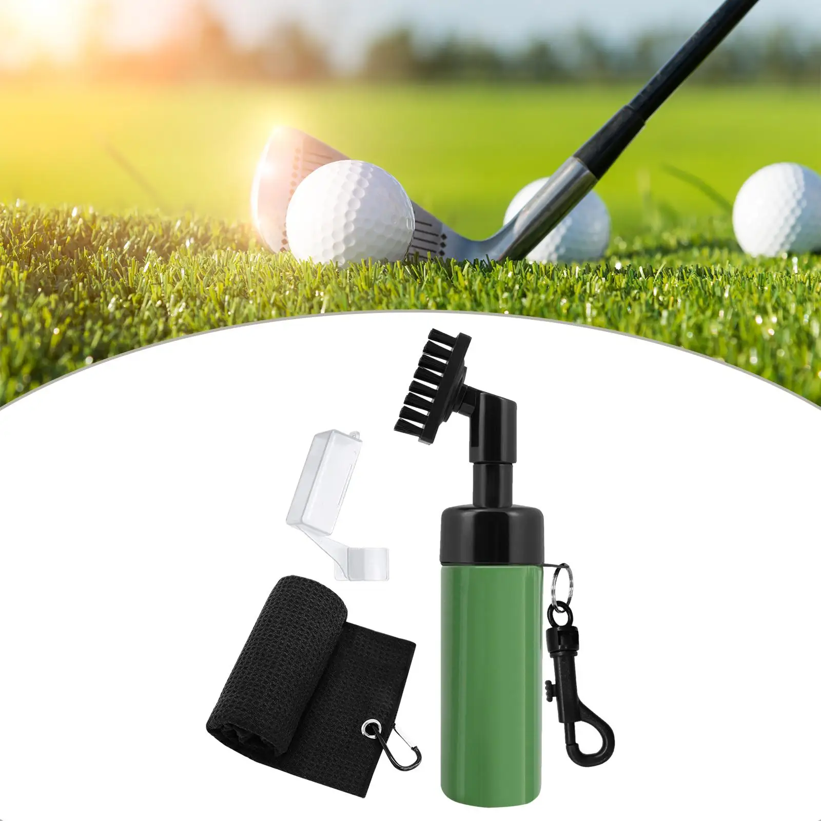 Golf Club Brush Cleaner Golf Club Cleaning Towel Wide Cleaning Coverage
