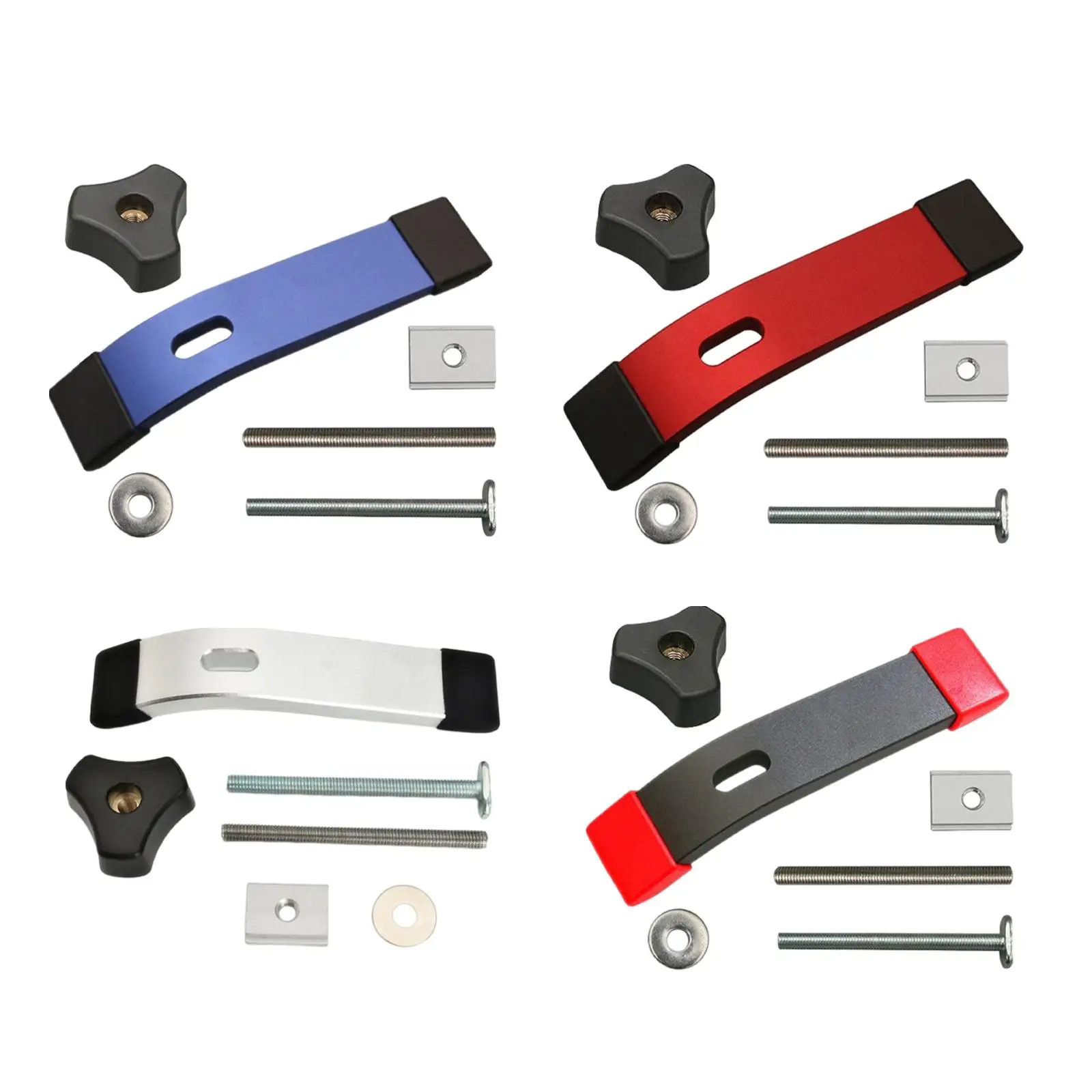 Woodworking Clamping Jig Tool Kit Pressing Tool, Convenient Compression Plate Accessories Simple Structure Sliding Groove