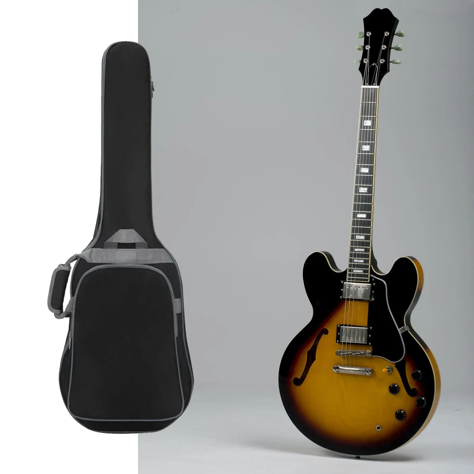 Electric Guitar Bag with Pockets Carry Case Guitar Gig Bag Water Resistant for Outdoor Stage Travel Beginners Gifts