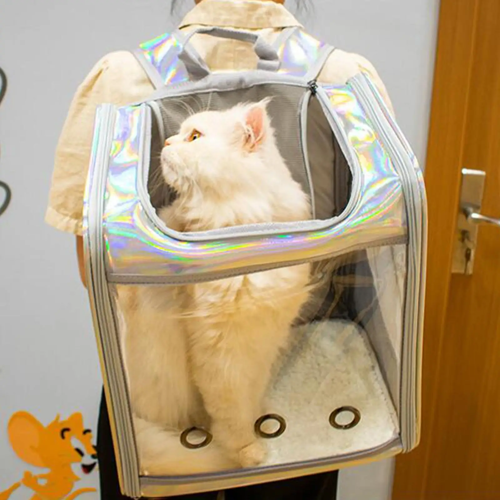 Breathable Large Pet Cat Dog Carrier Bag Transparent Ventilate Handbag Bubble