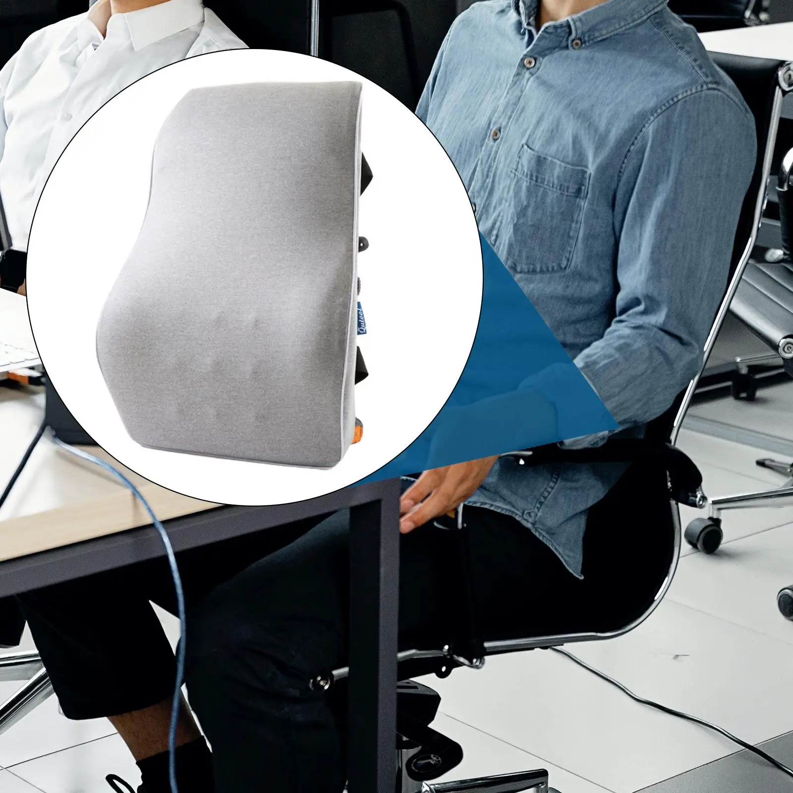 Lumbar s Relieve Back Pressure Memory Cotton Posture Cushions Waist Support  for Office Chair Car Seat Home Students