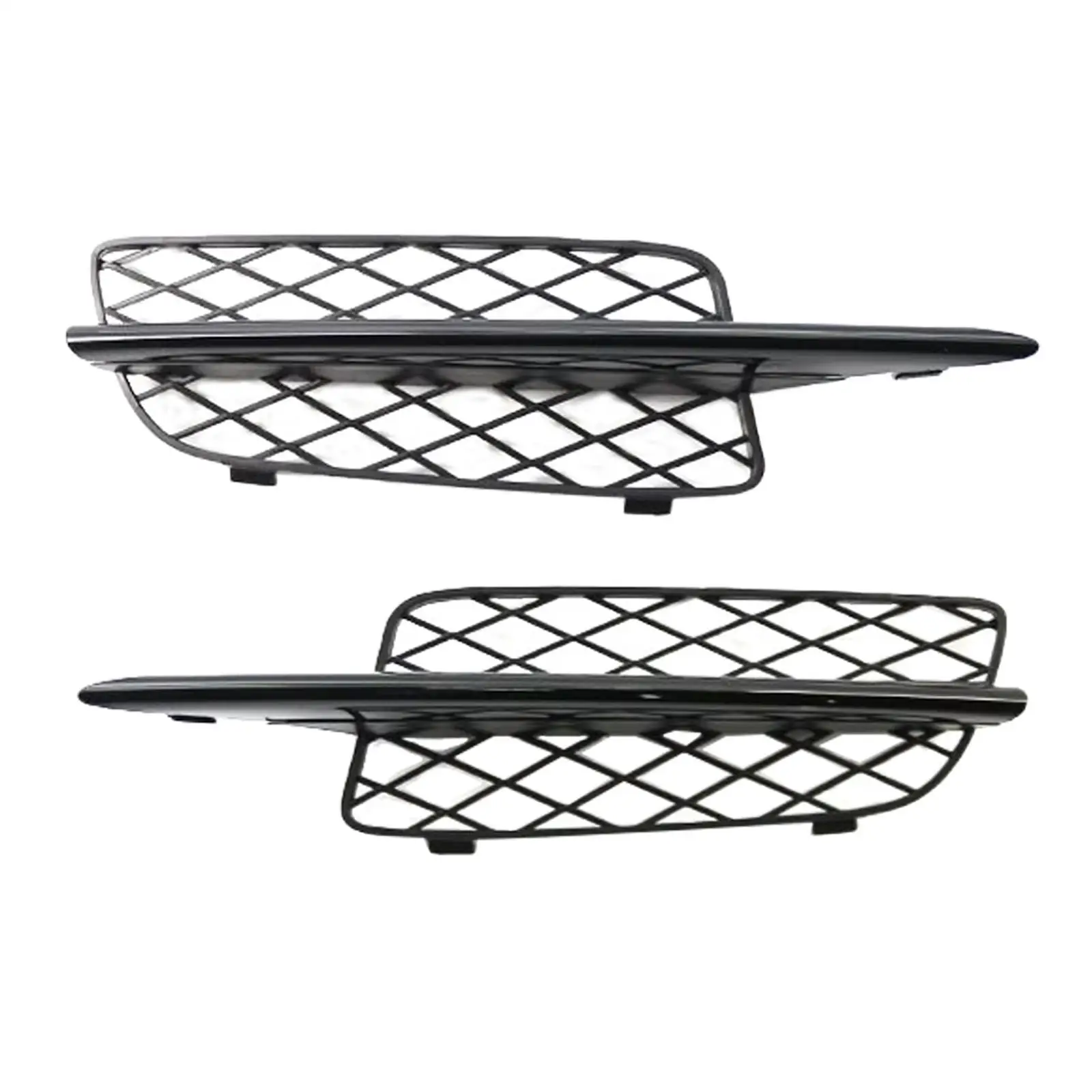 2x Car Front Bumper Lateral Grill Cover Accessories 51117159595 51117159596 Fit for BMW x5 E70 2008 2009 2010