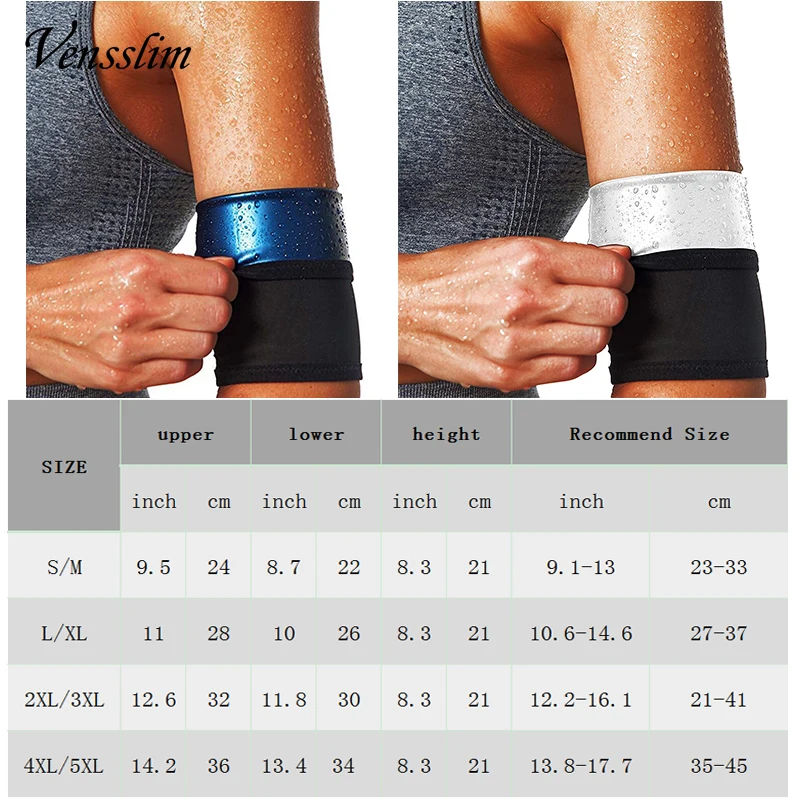 Description Picture 3 of itemVensslim 2 Pieces Arm Slimming Corset Women Fat Burning Trimmers Belt Arms Shapers Sleeves Protection Arm Sport Sweat Band